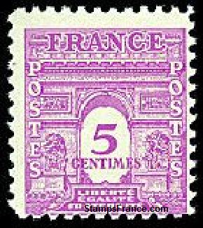 Timbre France Yvert 620 - France Scott OS1