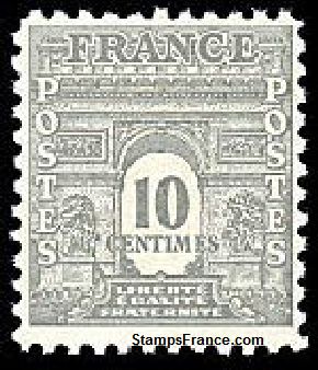Timbre France Yvert 621 - France Scott OS2
