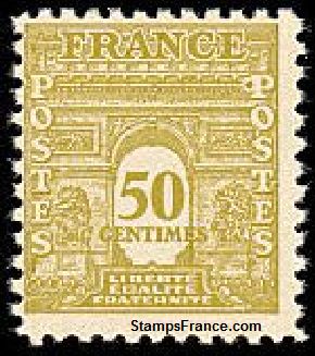 Timbre France Yvert 623 - France Scott OS4