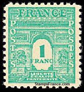 Timbre France Yvert 624 - France Scott OS5