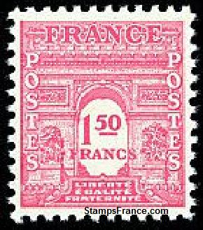 Timbre France Yvert 625 - France Scott OS6