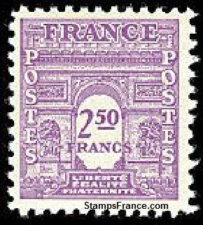 Timbre France Yvert 626 - France Scott OS7