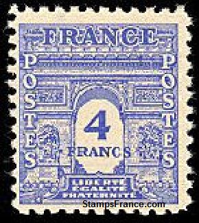 Timbre France Yvert 627 - France Scott OS8