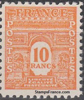 Timbre France Yvert 629 - France Scott OS10