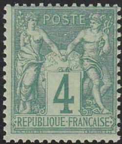 Timbre France Yvert 63 - France Scott 66