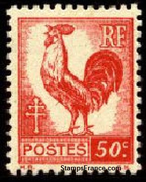 Timbre France Yvert 633 - France Scott 480