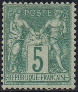 Timbre France Yvert 64 - France Scott 67