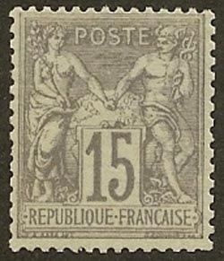 Timbre France Yvert 66 - France Scott 69