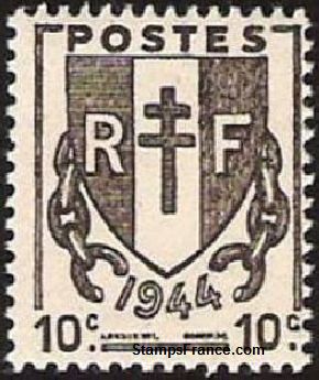 Timbre France Yvert 670 - France Scott 524