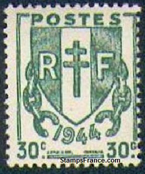 Timbre France Yvert 671 - France Scott 525