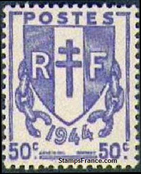 Timbre France Yvert 673 - France Scott 527