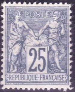 Timbre France Yvert 68 - France Scott 72