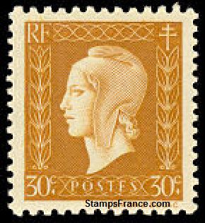 Timbre France Yvert 683 - France Scott