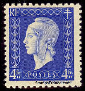 Timbre France Yvert 695 - France Scott