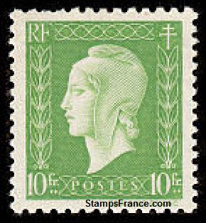 Timbre France Yvert 698 - France Scott