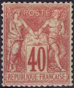 Timbre France Yvert 70 - France Scott 74