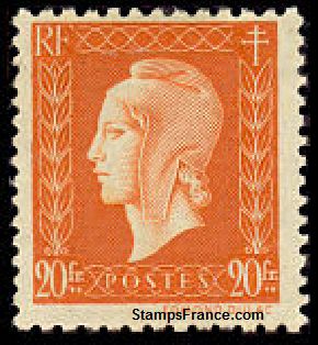 Timbre France Yvert 700 - France Scott