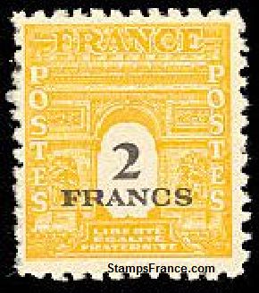Timbre France Yvert 709 - France Scott