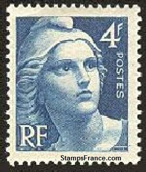 Timbre France Yvert 725 - France Scott 548