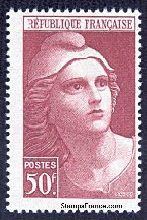 Timbre France Yvert 732 - France Scott 555