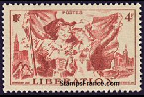 Timbre France Yvert 739 - France Scott 559