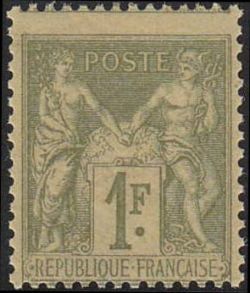 Timbre France Yvert 82 - France Scott 84