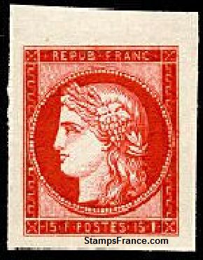 Timbre France Yvert 830 - France Scott 612