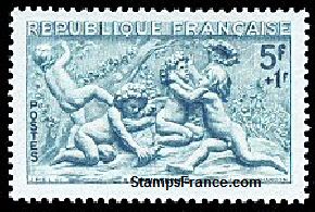 Timbre France Yvert 859 - France Scott B244