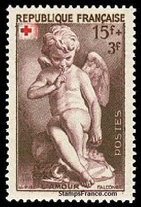 Timbre France Yvert 877 - France Scott B256