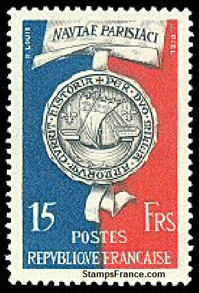 Timbre France Yvert 906 - France Scott