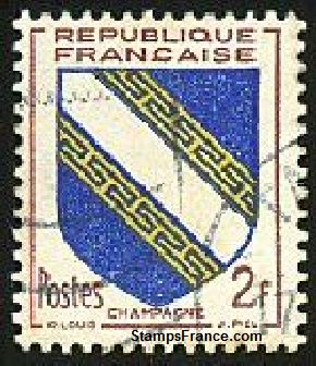 Timbre France Yvert 953 - France Scott