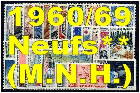 France Années 1960/69 Complète - France Full Years 1960/69