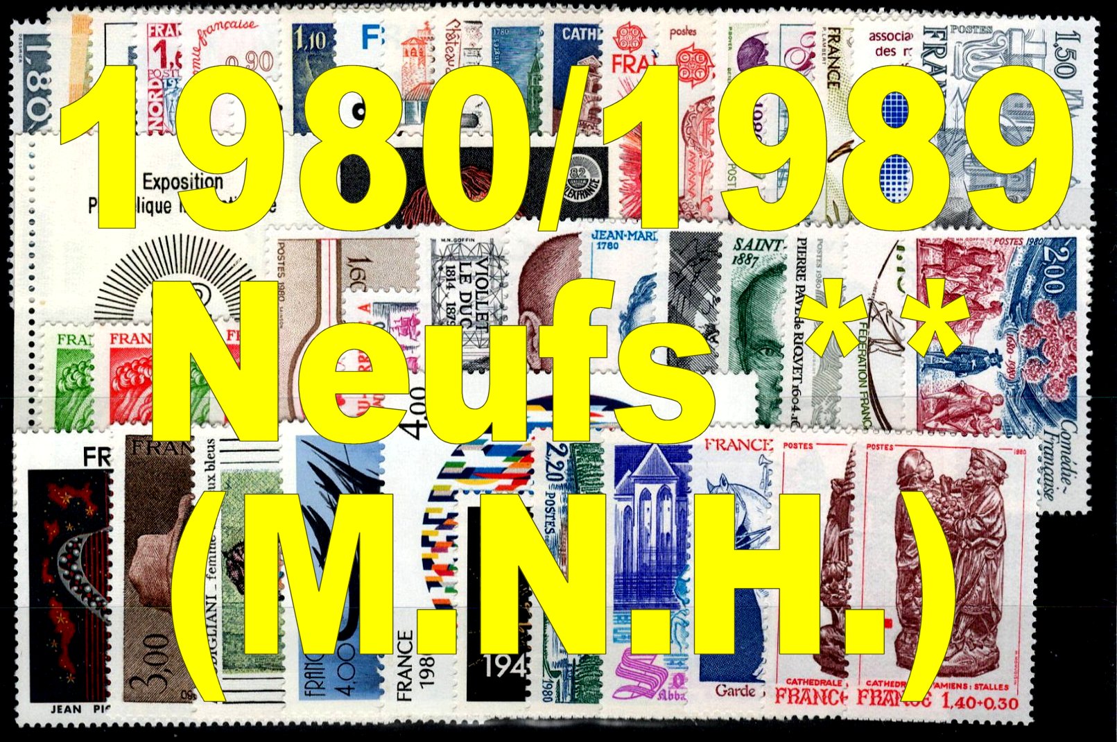 France Années 1980/89 Complète - France Full Years 1980/89